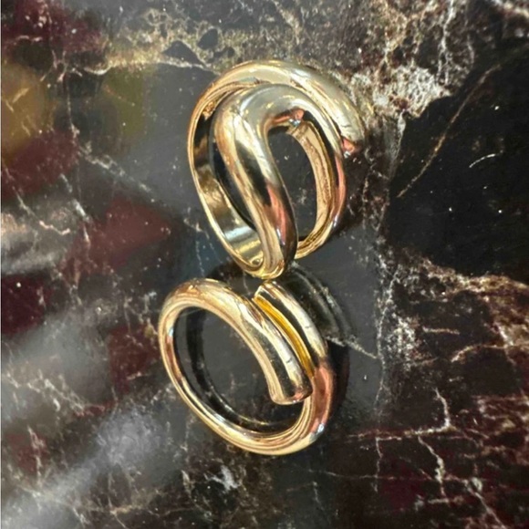 2 Yellow Gold Ring Set Copper Fashion Jewelry - Picture 11 of 12